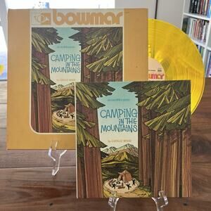 Camping In The Mountains by Lucille Wood Book & Vinyl LP Set 1971 Bowmar B584